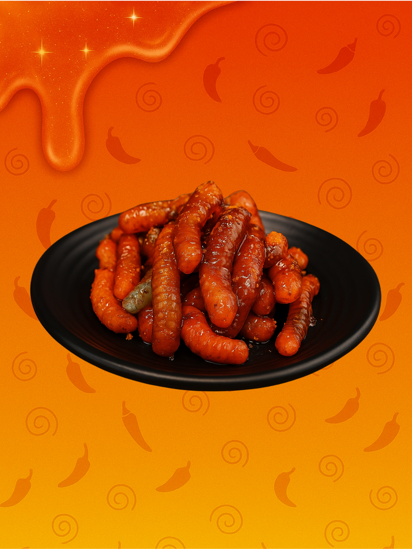 Sour Chamoy Gummy Worms